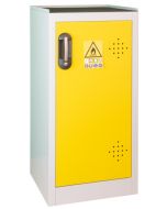 Armoire TRIONYX AZ50 pour produits dangereux - 80 L - Jaune fermée