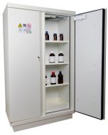 Armoire ignifuge produits chimiques - Anti-feu  TRIONYX 795E fermée