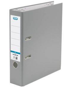 Classeur à levier en PP - Dos 80 mm - Gris : ELBA Smart Pro+ Image
