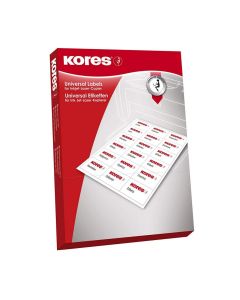 Photo Etiquettes adhésives - Vert - 105 x 74 mm KORES 10574G
