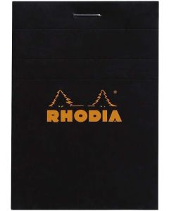Bloc-Notes quadrillé - 74 x 105 mm A7 : RHODIA N°11 Couverture noire Visuel