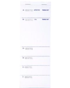 Bloc BRASSERIE Autocopiant Dupli - 260 x 95 mm COGIR 11891