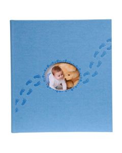 EXACOMPTA 12203E Album photos Piloo - Bleu - 290 x 320 mm Collection naissance garçon