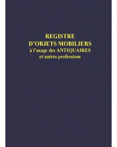 Livre de police obligatoire pour antiquaires brocante 1413 ELVE