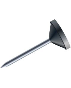 EXACOMPTA : Epingles unies à tête plate - Noir : 14501E photo