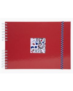 Album photos à spirales - 320 x 220 mm - Rouge : EXACOMPTA French'Class  image