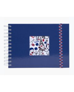 Album photos à spirales - 230 x 160 mm - Bleu : EXACOMPTA French'Class  image