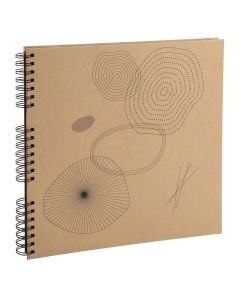 Photo Album photos à spirales - 320 x 320 mm - 360 photos - Brun EXACOMPTA Eterneco