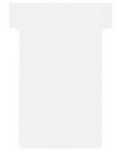 Fiches T - Indice 2 / 60 mm - Blanc : NOBO Lot de 100 visuel