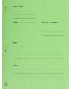 Dossier de plaidoirie  Avocat  - Vert tilleul  220103E Exacompta