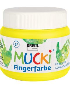 Gouache aux Doigts MUCKI - 150 ml - Jaune : KREUL Visuel