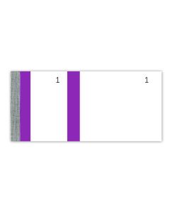 Bloc vendeur Tickets de coupons détachables - Bande Violet Elve 247