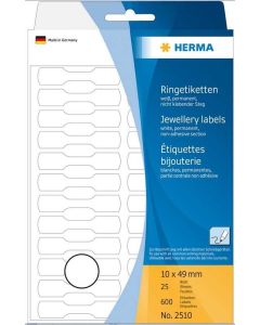 HERMA etiquettes en étrier 2510 - 10 x 49 mm (Affichage de prix)