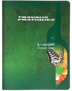 Cahier de travaux pratiques - 96 pages - 170 x 220 mm : CALLIGRAPHE Modèle