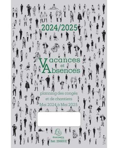 Planning des Congés 2024 / 2025 - Vacances et absences EXACOMPTA 