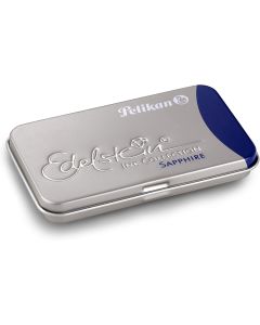 Photo Boite de 6 cartouches d'encre - Bleu : PELIKAN Edelstein Ink