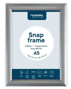 Cadre Porte affiche - A5 - Argent : EUROPEL image