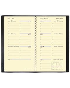 Agenda de poche 2025 - Planorizon - 88 x 170 mm QUO VADIS intérieur