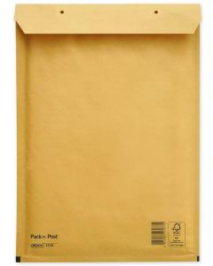 Pochettes d'expédition à coussin d'air - Marron - 250 x 350 mm : MAIL MEDIA Lot de 100 Visuel
