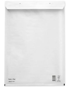 Pochettes d'expédition molletonnées - Blanc - 320 x 455 mm : MAIL MEDIA Lot de 50 Visuel