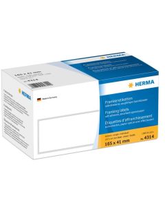 Etiquettes d'affranchissement 165 x 41 mm 4314 Herma