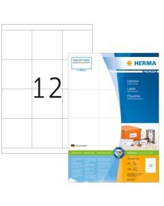 Étiquettes adhésives blanches - Multi-usages 4617  Herma 