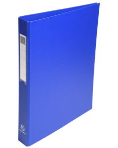 Classeur rembordé 4 anneaux en PP - Bleu EXACOMPTA Exemple