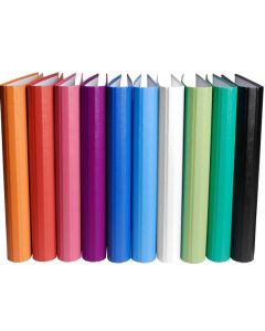 Lot de 20 classeurs 4 anneaux ronds - Assortiment (Classement 51570E) EXACOMPTA