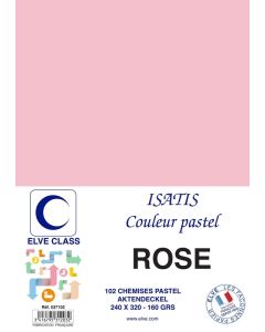 Chemise pour dossier A4 - 160 g - Rose ELVE Isatis Lot de 102