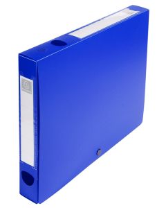 EXACOMPTA : Boîtes de classement bleu - Dos 40 mm 54632E