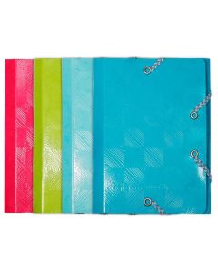 Chemise à élastiques 3 rabats - A6 - Assortiment EXACOMPTA 1928