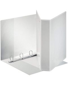 Classeur Personnalisable 3 Pochettes - Blanc - 4 anneaux de 50 mm : ESSELTE Image