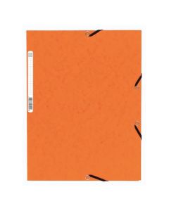 Lot de 50 chemises à élastiques 55304E Orange Exacompta