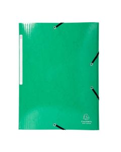 EXACOMPTA 55830E Chemise à élastiques Iderama - Vert foncé