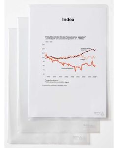 Lot de 50 Pochettes à coins A4 - 0,11 mm : HETZEL Exemple
