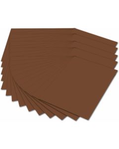 Carton de Bricolage A4 - Marron choco - 300 g/m² : FOLIA Lot de 50 Visuel