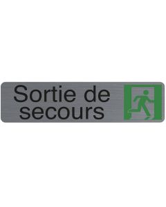 Plaque adhésive de signalisation - Sortie de Secours : EXACOMPTA image