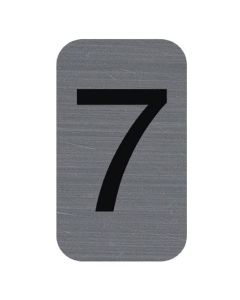 Plaque verticale adhésive de signalisation - Chiffre 7 : EXACOMPTA image