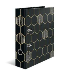 Classeur à levier - Dos de 70 mm - Hexagones : HERMA Fashion & Style image