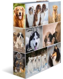 Classeur à levier - Chiens - Dos de 70 mm : HERMA Animaux Image
