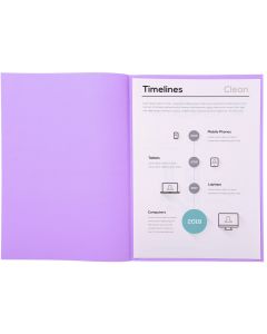 Sous-chemises pour dossier A4 Lilas EXACOMPTA 850116E