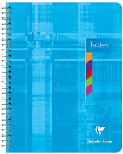 Cahier de textes reliure spirale - 170 x 220 mm : CLAIREFONTAINE Modèle