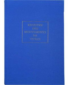 Registre Mouvements de Titres SAS et SA LE DAUPHIN  90180D Image