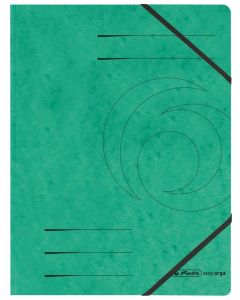 Chemise à élastiques A4 - Vert : HERLITZ Easyorga Visuel