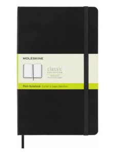 Carnet de Notes Quadrillé 21 x 13 cm L/A5 - Noir Classic MOLESKINE 