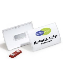 Lot de 10 Badges à Aimant - 40 x 75 mm : DURABLE Modèle