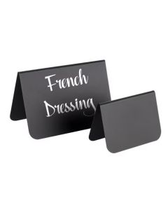 Présentoir de table en PVC - 105 x 60 x 65 mm - Noir - Lot de 10 : APS