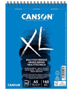 Photo CANSON :  Bloc pour croquis - XL MIX MEDIA A5  200001872