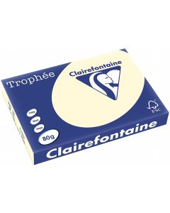 Ramette de papier Trophée de 500 feuilles A4 - Ivoire : CLAIREFONTAINE Visuel