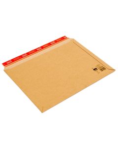 Pochette d'expédition en carton - Marron - 582 x 432 mm : COLOMPAC Visuel